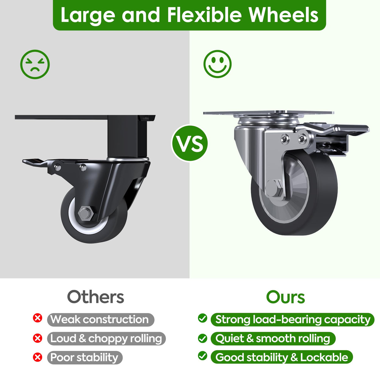 JAORD Garage Storage Cabinets with Wheels and Pegboard,Rolling Metal Storage Cabinets with 2 Locking Doors and 4 Adjustable Shelves for Garage, Home, Assembly Required JAORD