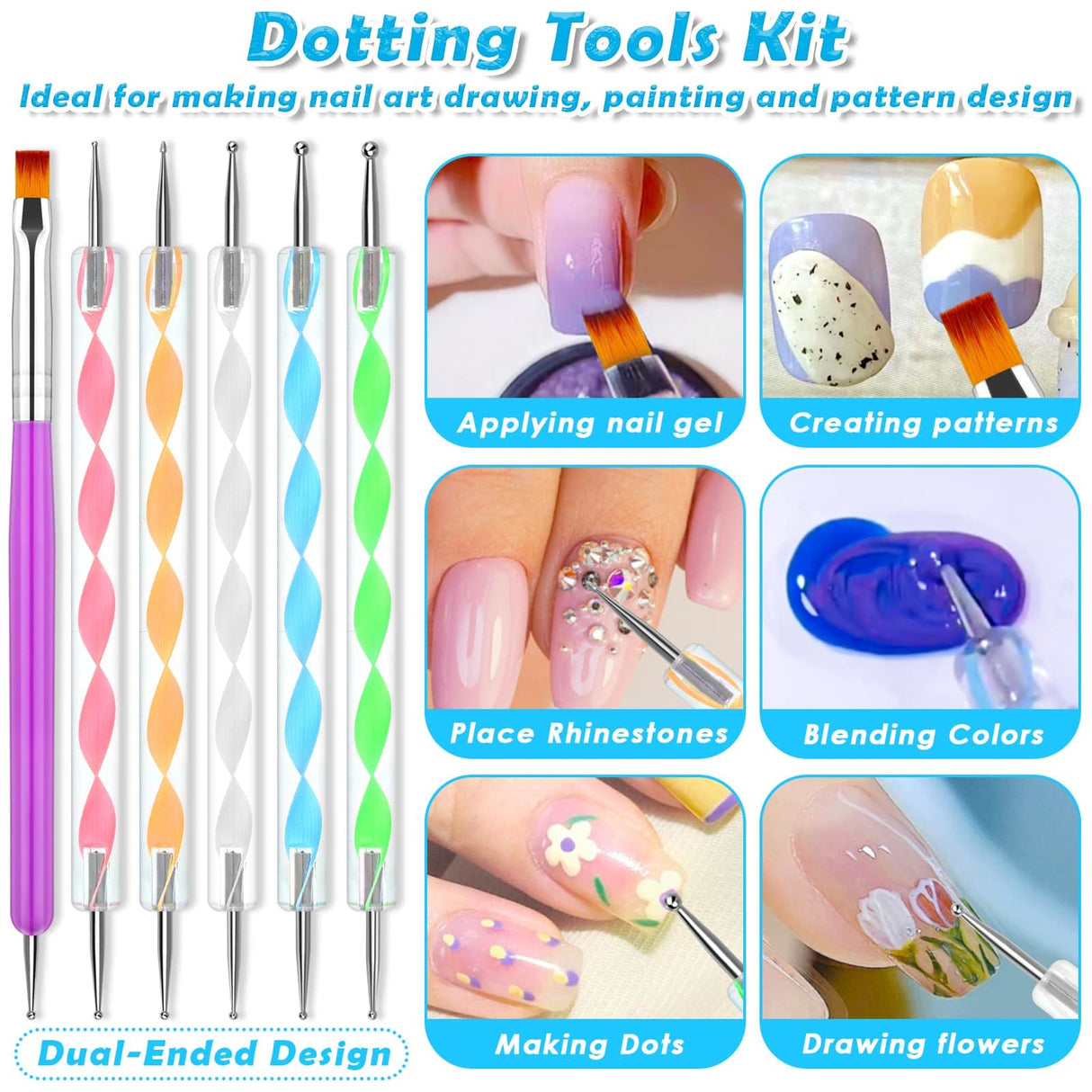 shynek B7000 Jewelry Glue with Rhinestones for Crafts, 6300Pcs Rhinestones with Gems Adhesive for Shoes Cloth Fabric with Picker Pencil for Crafting Diamond Art Graduation Cap Decorations shynek
