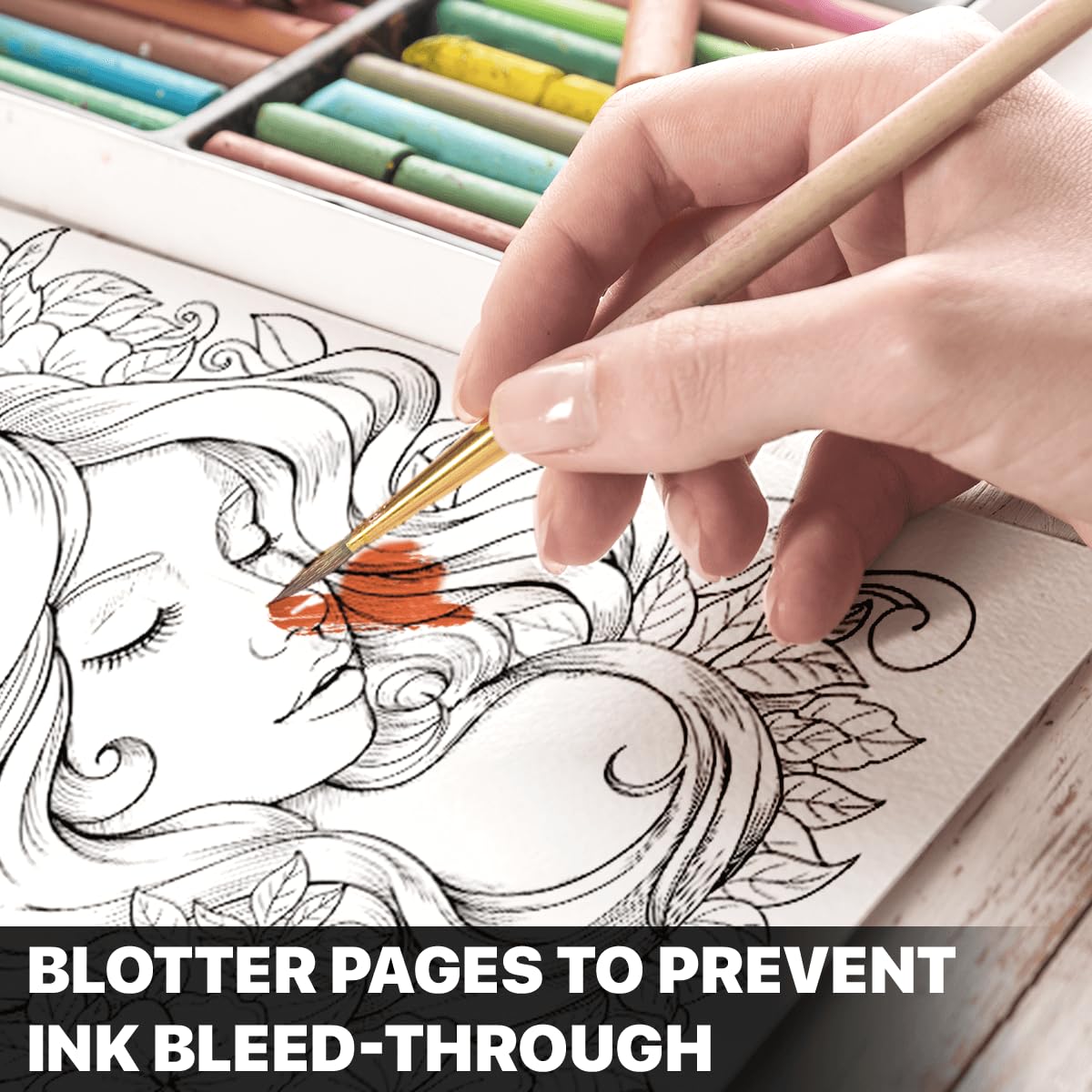 Stress Relief Spiral Coloring Book for Adults Women Girls Hardcover Floral Patterns Animals Themes Aesthetic Illustrations Relaxing Large Print Pages Relieve Anxiety Mindfulness SOUTHERN LOTUS