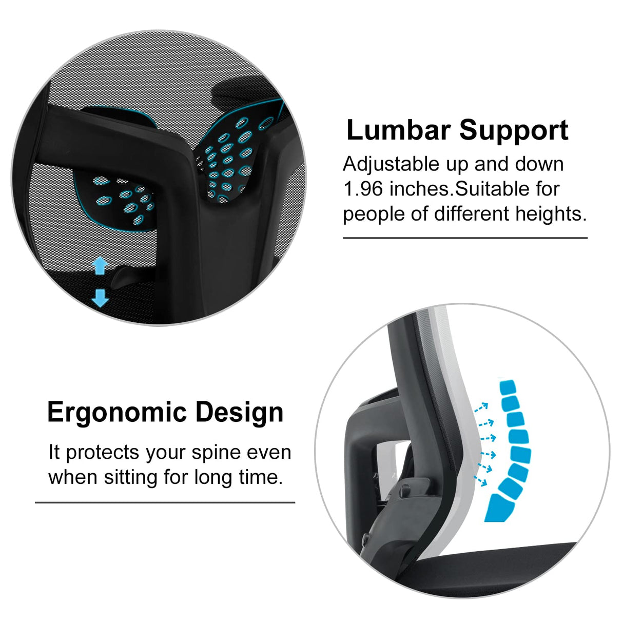 X XISHE Mesh Ergonomic Drafting Chair,Tall Adjustable Office Chair,Standing Desk Chair,Counter Height Office Chairs,Drawing Chair with Adjustable Foot Ring and PU Arms (Black) X XISHE