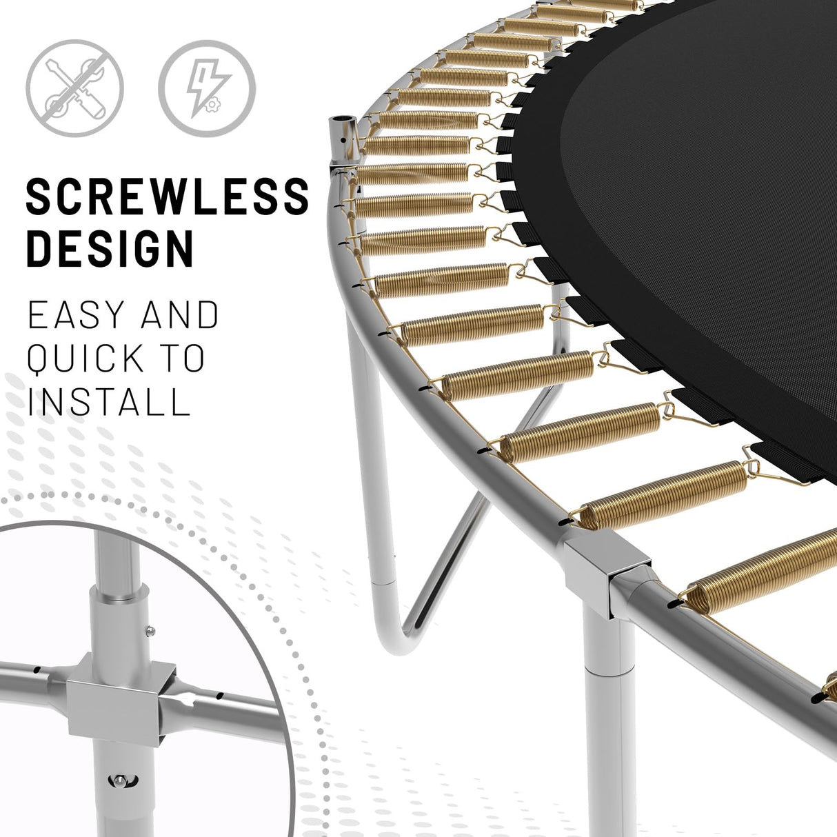 ACWARM HOME 14 FT Trampoline for Kids and Adults, Trampolines with Basketball Hoop and LED Lights,Trampoline Outdoor with Net, ASTM Approved, Purple ACWARM HOME