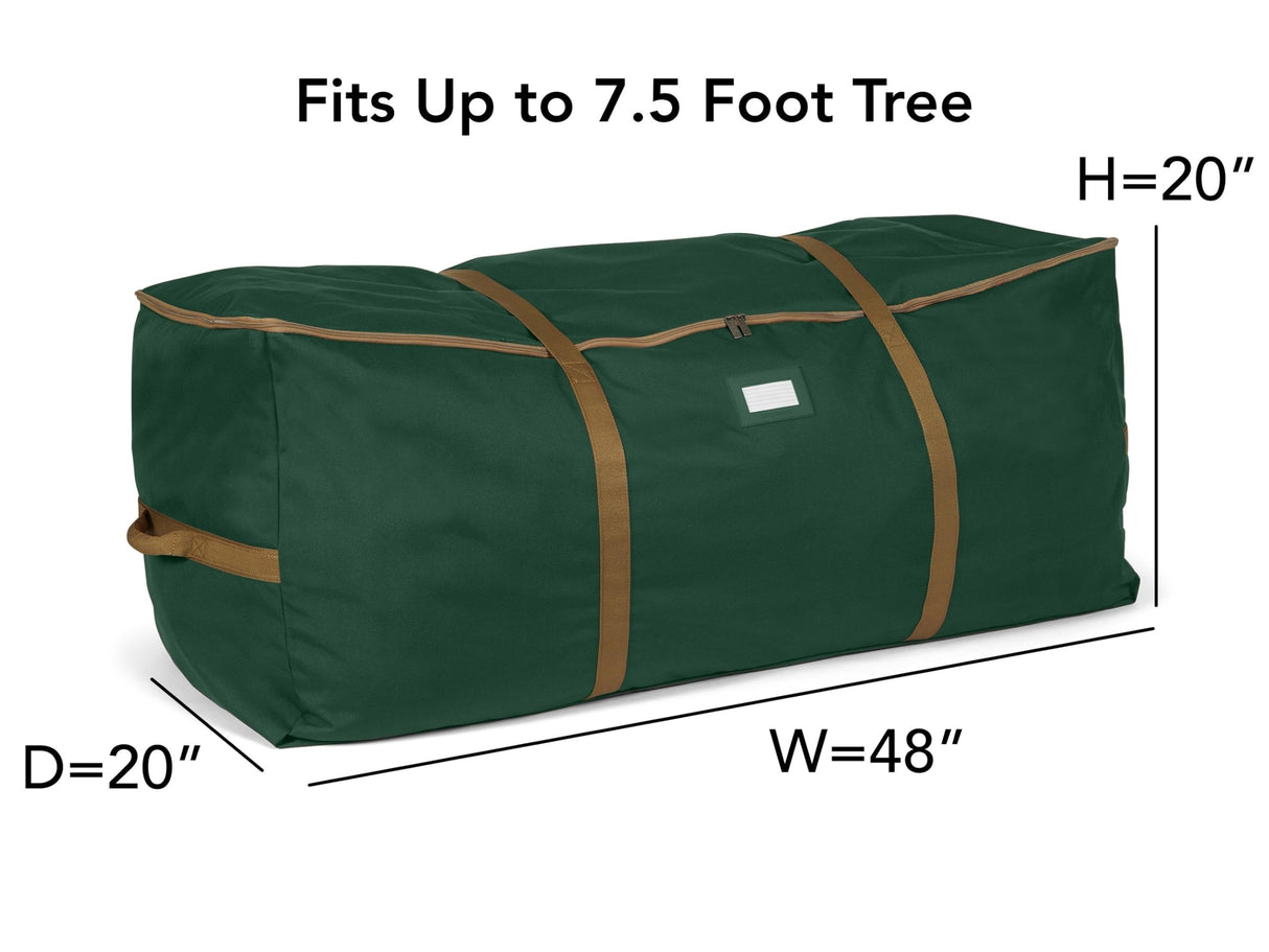 Covermates Keepsakes Christmas Tree Cinch Bag - Superior Protection, Cinch Straps, Fits Up To 9 to 11-Foot Tree - Holiday Storage, Green Covermates