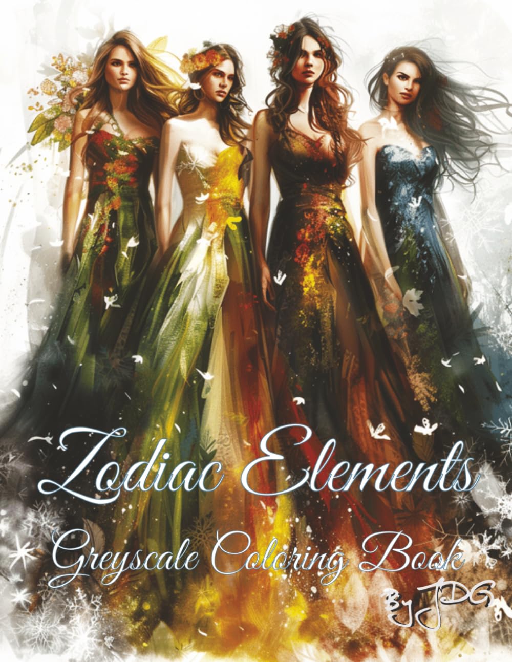 Zodiac Elements: Coloring Book Majosta