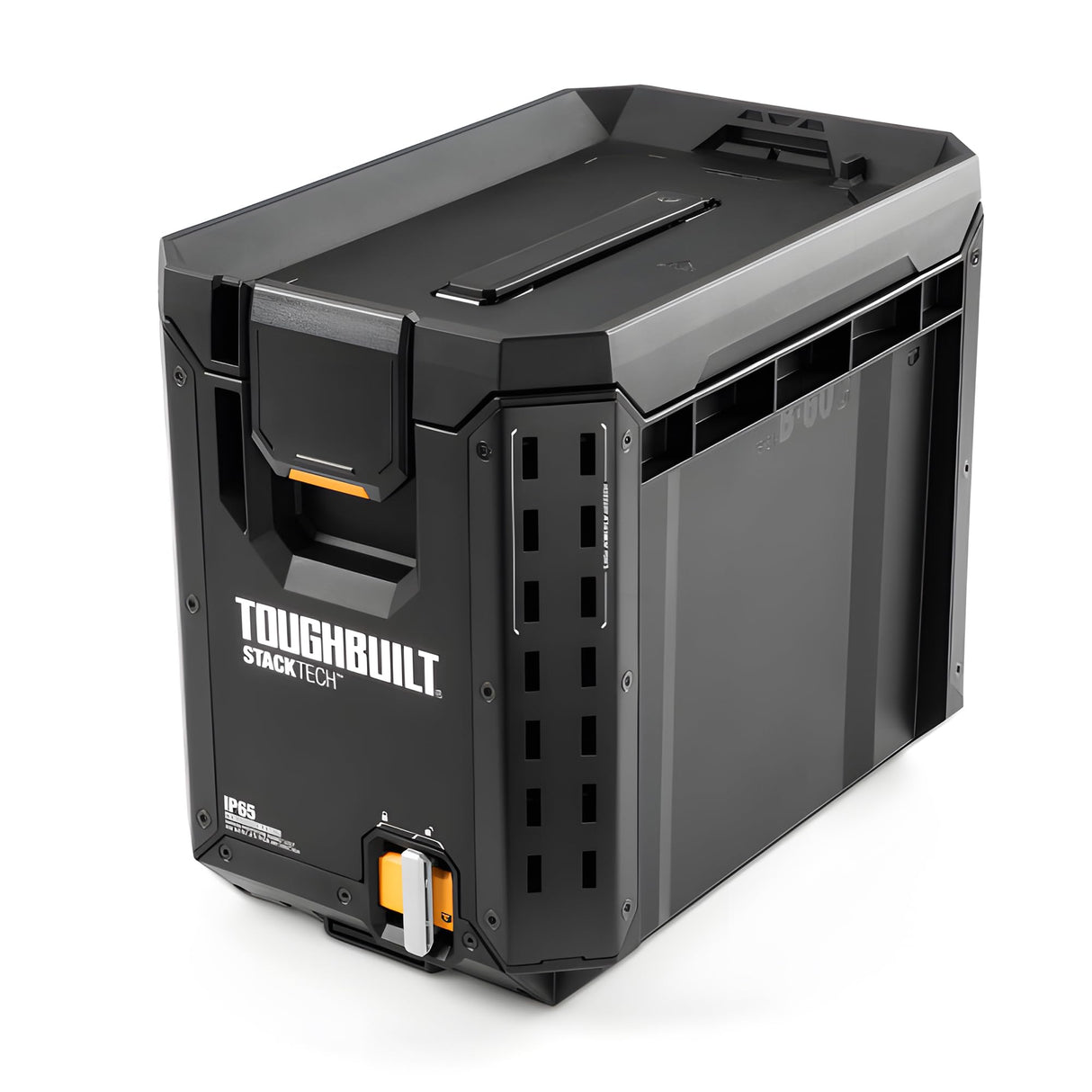 ToughBuilt StackTech Compact Tool Box Lockable Organizer with Removable Tray ToughBuilt