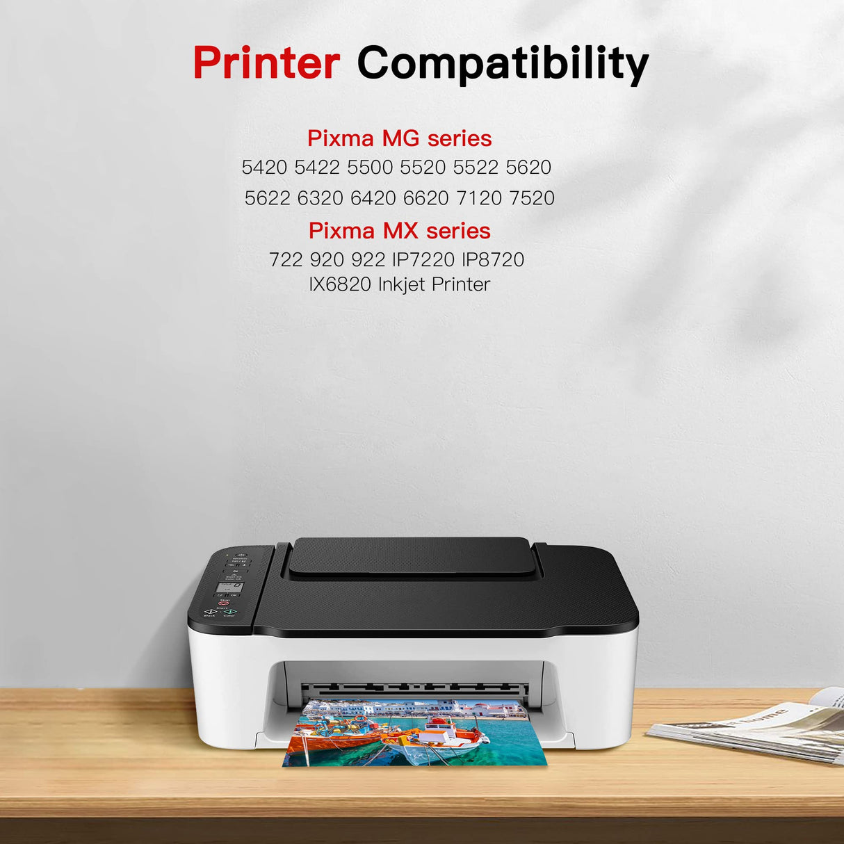 Acaves MX922 Ink Cartridges PGI-250XL CLI-251XL Replacement for Canon 250 and 251 Compatible with PIXMA IX6820 MX920 IP8720 MG5520 MG5420 MG7520 MG7120 MG6320 IP7220 Printer, 5 Pack, Multicolor, XL Acaves