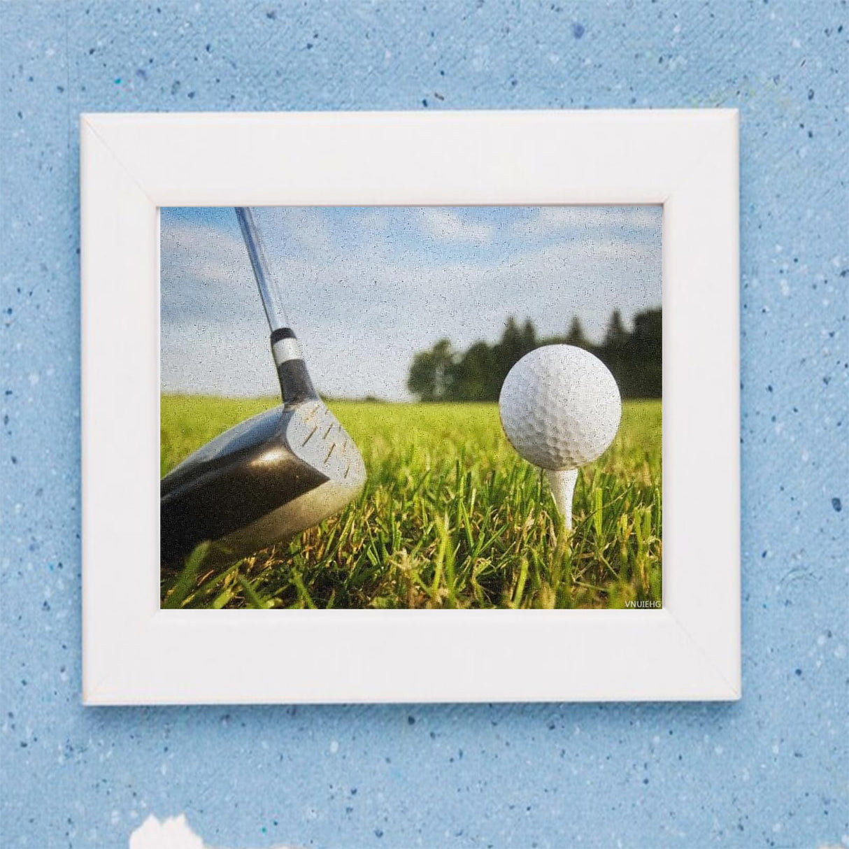 VNUIEHG Golf Sport Paint by Numbers for Adults Beginner DIY Painting Kits Wall Art for Home Office Decor, Style16x20In VNUIEHG