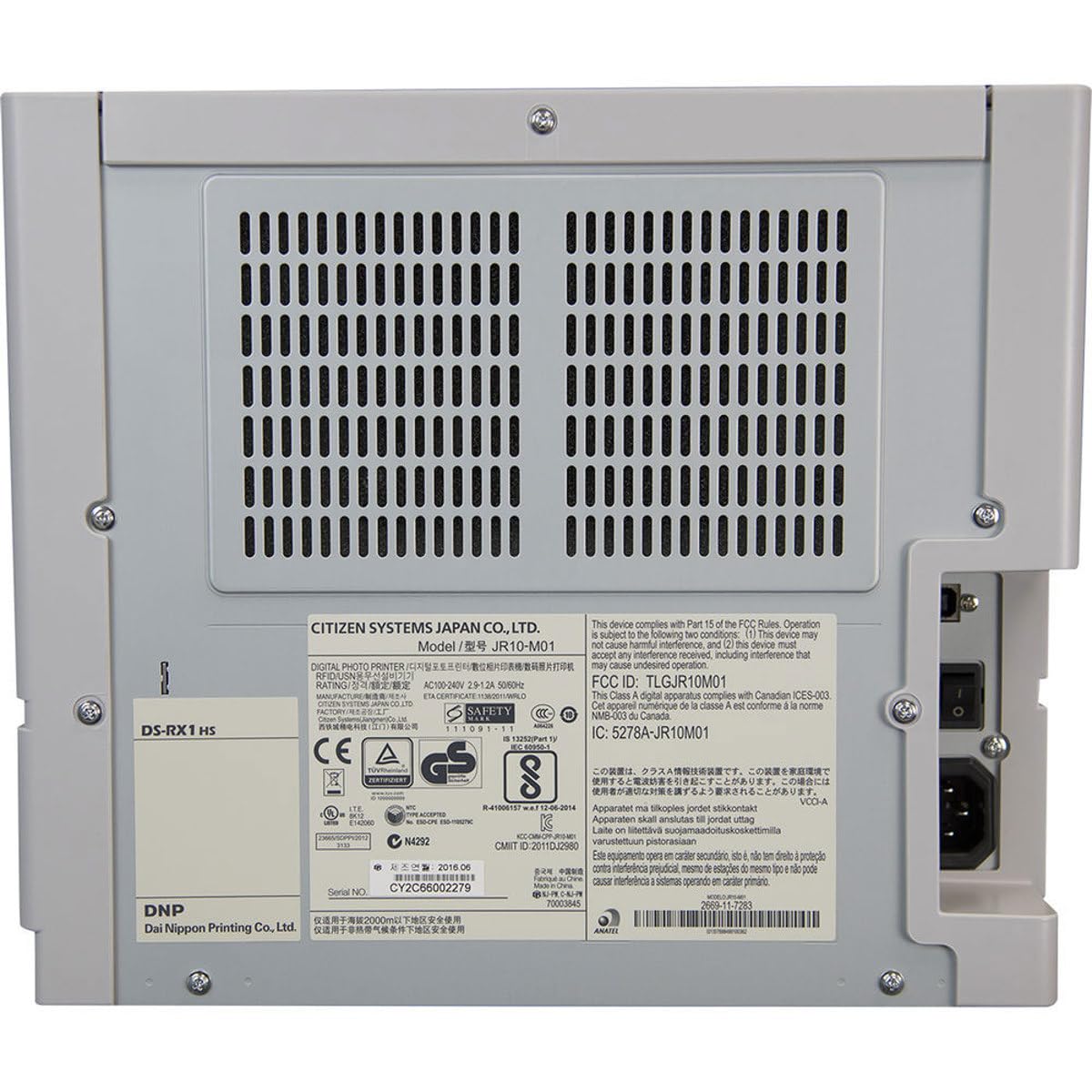 DNP Event Photo Printer DS-RX1HS 6" Dye Sublimation, for Booth Portrait Printing, 290 4x6 Prints Per Hour DNP