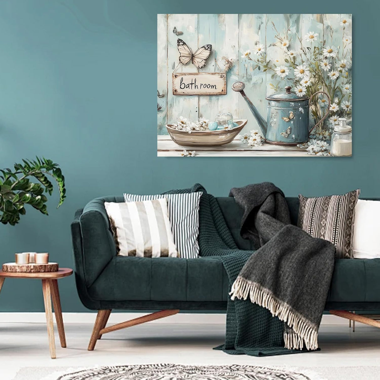 Diamond Painting Kits for Adults - Rustic Flower and Butterfly White Jasmine Flowers DIY 5D Diamond Art Kits Full Drill Diamond Dots Paintings with Diamonds Gem Art and Crafts Home Decor Gift 12X16 in Fairyland JinWenn