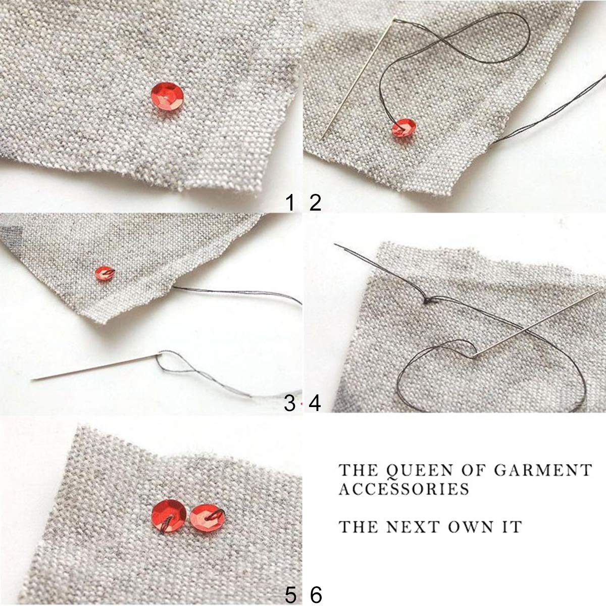 CCINEE Cup Sequins for Craft, Bagged Iridescent Spangles 6mm Round Rainbow Sequin Bulk Assorted Loose Sequin for Embroidery DIY Arts Crafts Making 7500Pcs CCINEE