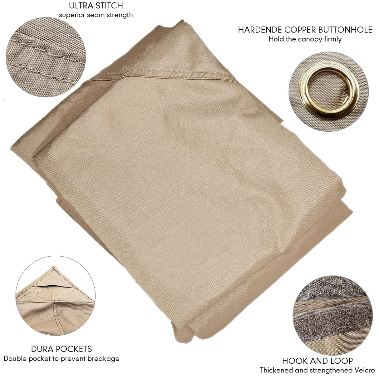 ONTHEWAY Replacement Canopy roof for Target Madaga Gazebo Model L-GZ136PST (Beige1) ontheway