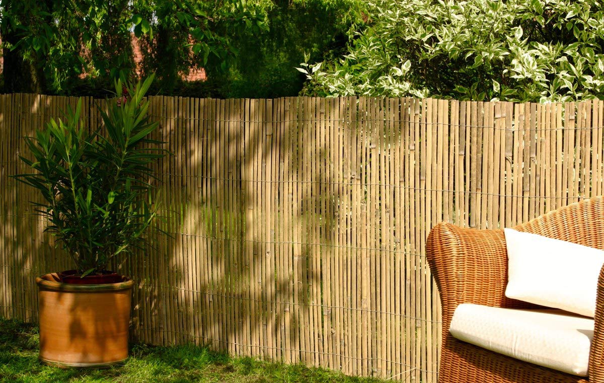 Bamboo Slat Fence, 5'H x 14'L MGP