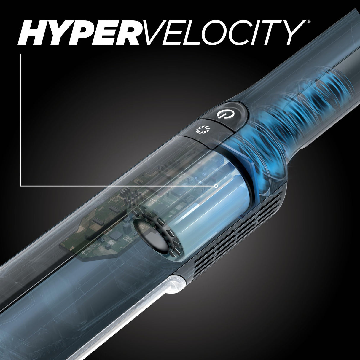 Shark WV410BL WANDVAC Cordless Hand Vacuum, Ultra-Lightweight & Portable with Powerful Suction & Tools for Pets, Designed for Car & Home, Dark Blue Shark