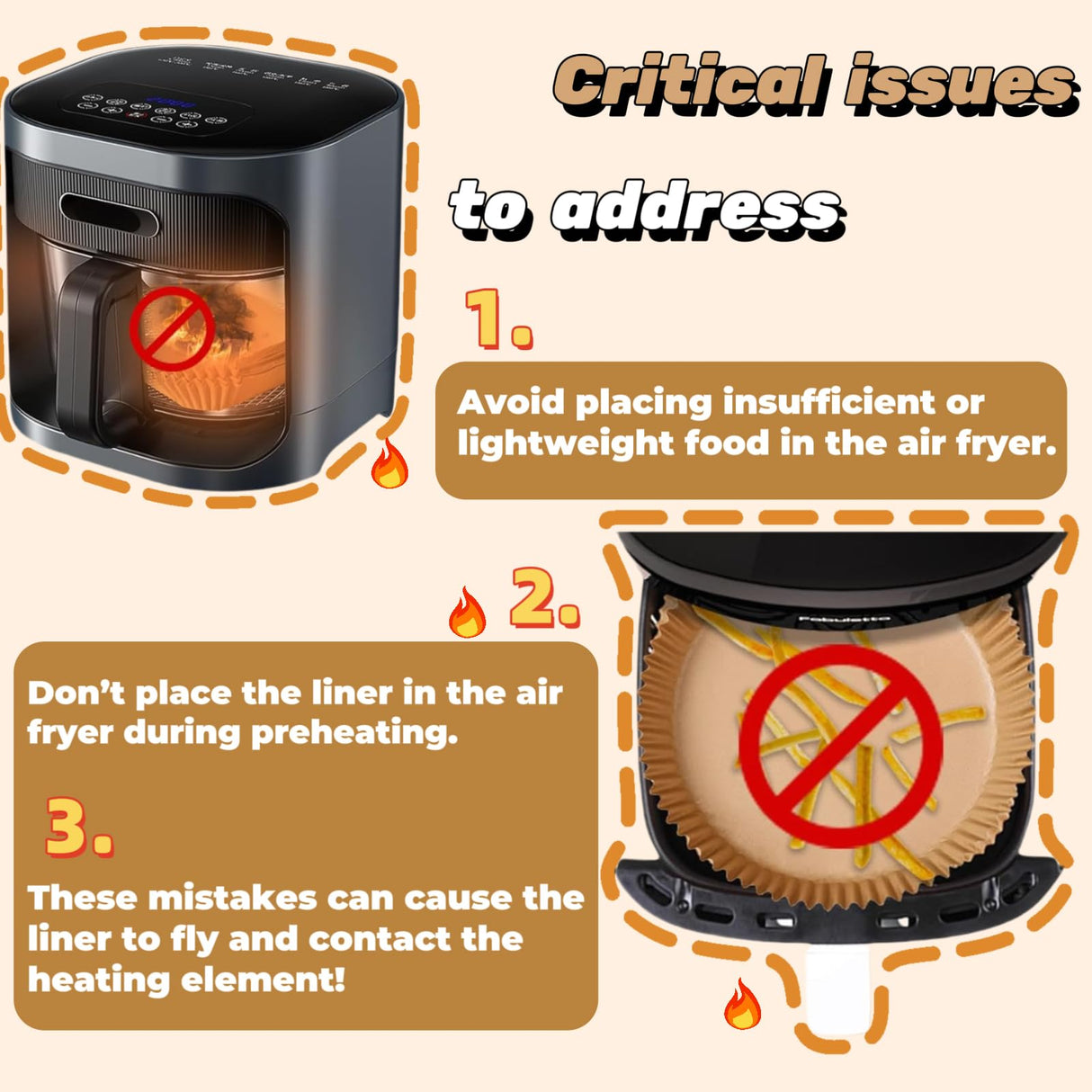 100-Pack Disposable Air Fryer Liners, 7.9 Inch, Non-Stick & Oil-Resistant Snuktw