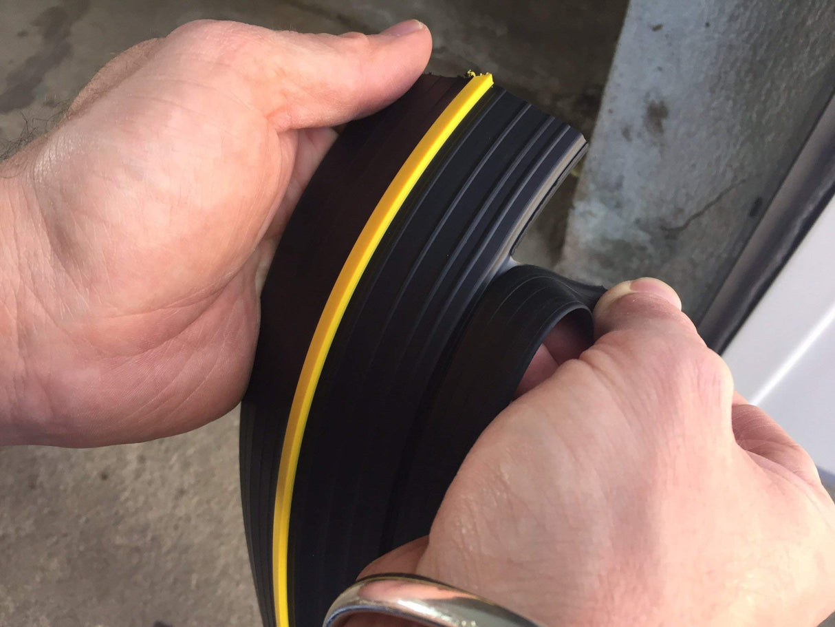 16'5"/5.0m Weather Defender® Original | Ultimate Garage Door Threshold Seal Kit with Adhesive & Garage Door Bottom Weather Stripping Weather Defender