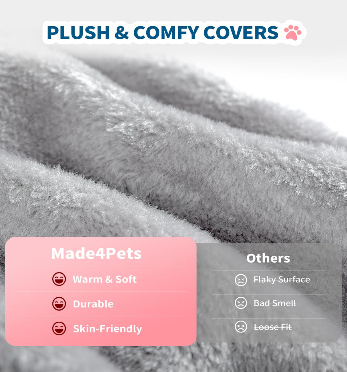 Made4Pets Cat Tree, Carpet Cat Tower Grey for Indoors Cats, Cute Wood Kitty Condo with Scratching Post and Pad, 29" Multi-Level Modern Activity Climbing Furniture for Small and Medium Cats MADE 4 PETS