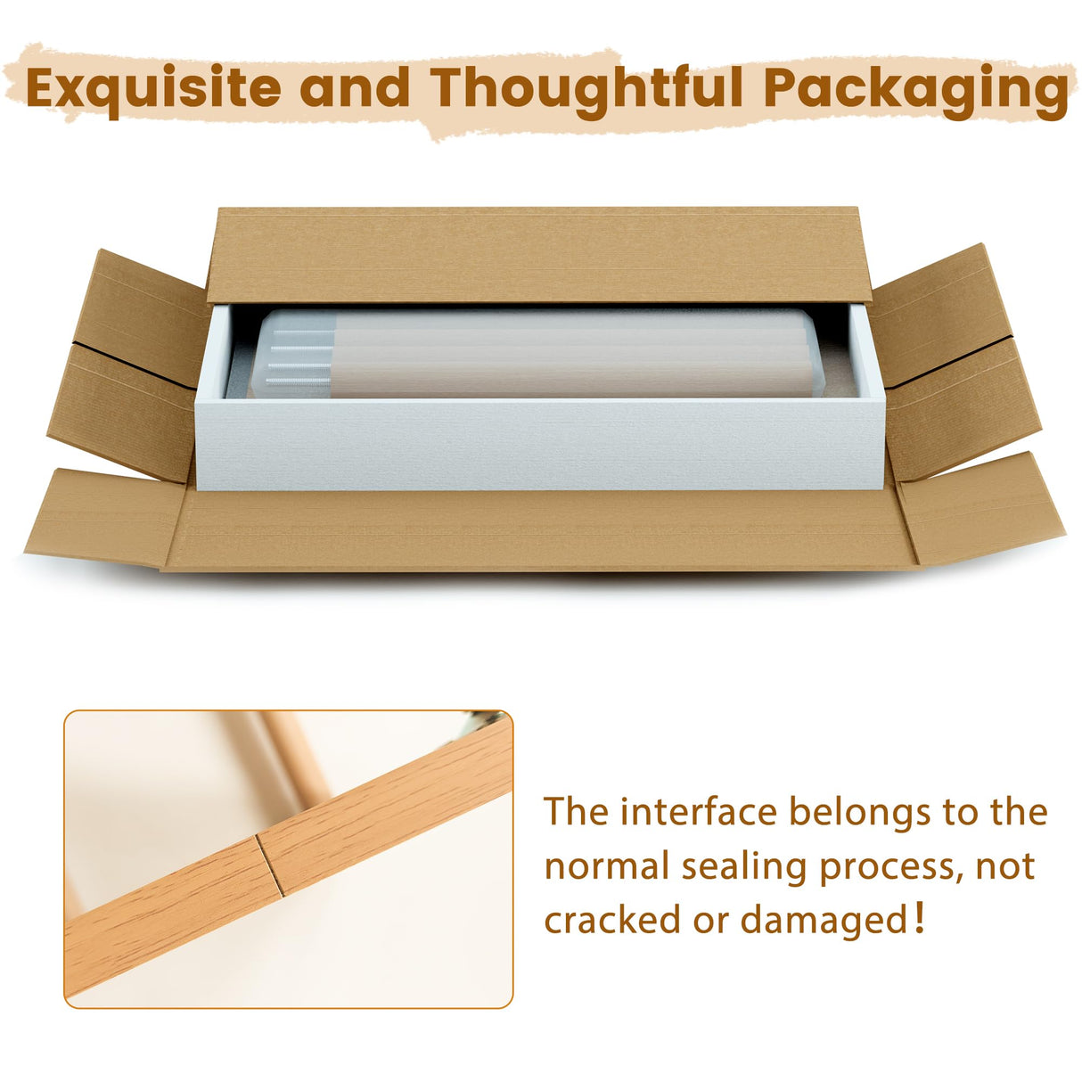 2 Tier End Table Low Table with Solid Wood Legs, Small Coffee Table Side Table, Boho Bedside Table with Storage Shelf, Nightstand for Small Spaces, Bedroom, Living Room, Entryway, Farmhouse, Natural