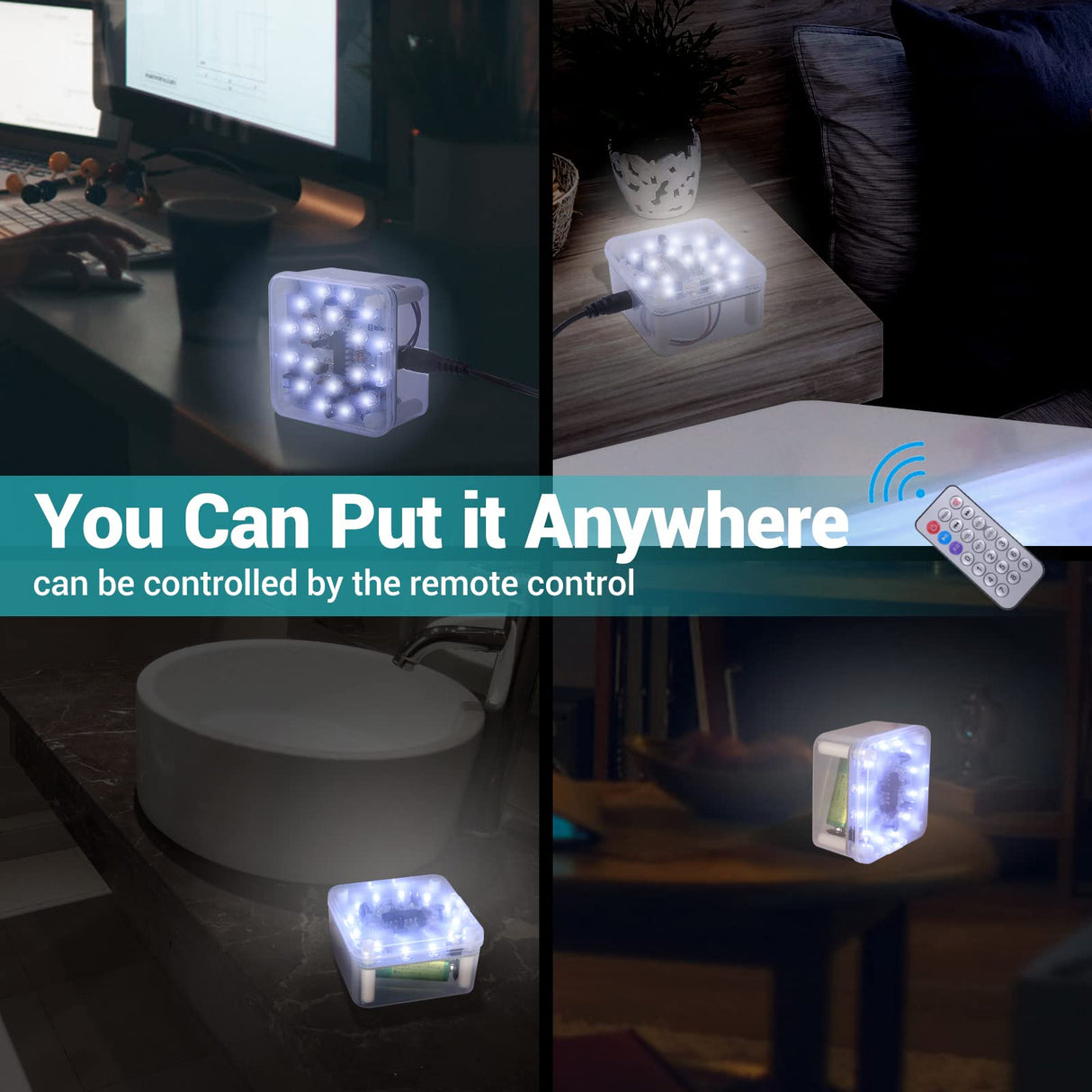 MiOYOOW LED Lamp DIY Kit, Soldering Practice Kit White LED Night Light, Practical Solder Project Kit, DIY Electronics Kit for Beginners, College High School Students and DIYers (18 LED Lights) MiOYOOW