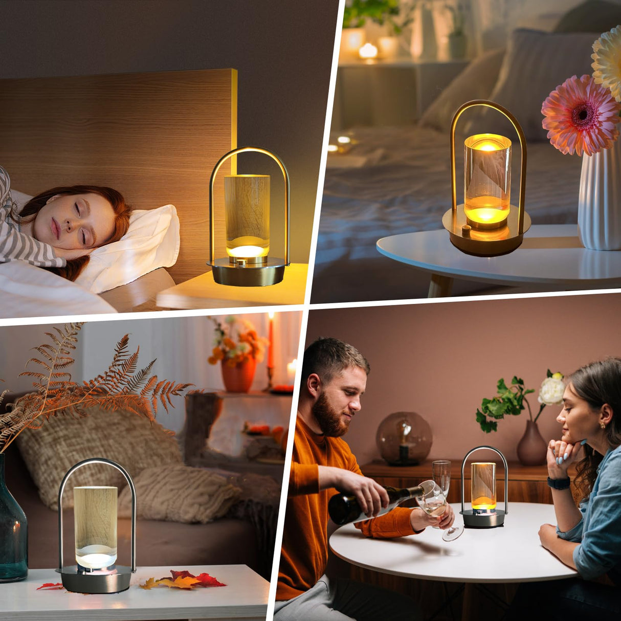 Kipliko Modern Acrylic LED Table Lamp with Arched Metal Frame-Knob Control,Adjustable Brightness,Tri-Color Light Options, Energy-Efficient,Ideal for Bedroom,Living Room,Office.(Gold) Kipliko