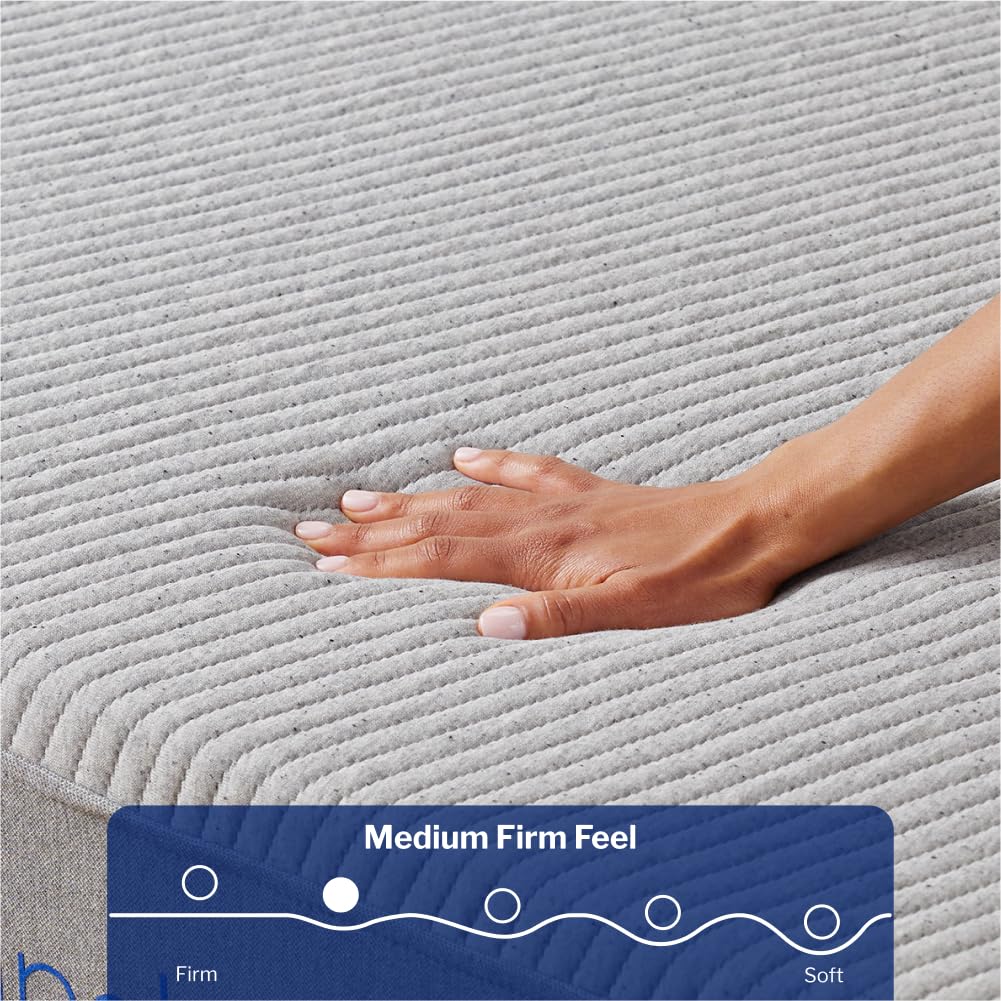 Casper Sleep Original Foam, King Size Mattress with Zoned SupportTM - Medium Firm Memory Foam Bed in a Box - 100-Night Trial - 10 Year Warranty - CertiPUR-US Mattress, Light Grey Casper