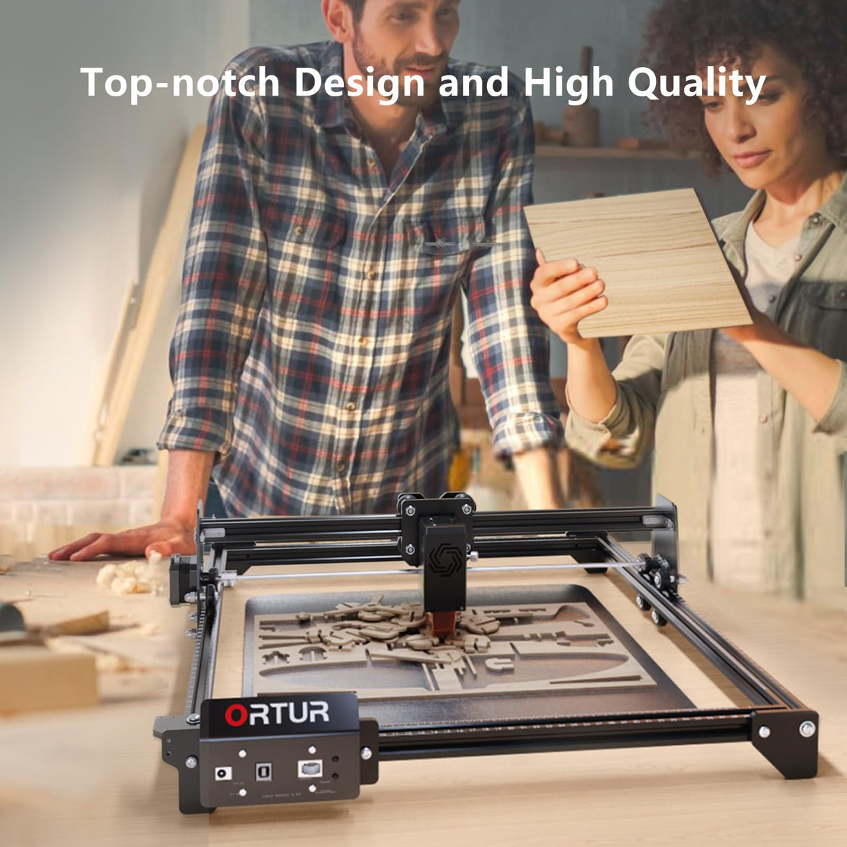 Refurbished Ortur Laser Master 2 S2 LU2-10A 10W Output Power Efficient Laser Engraving Machine Fit, Laser Class 4 Ortur