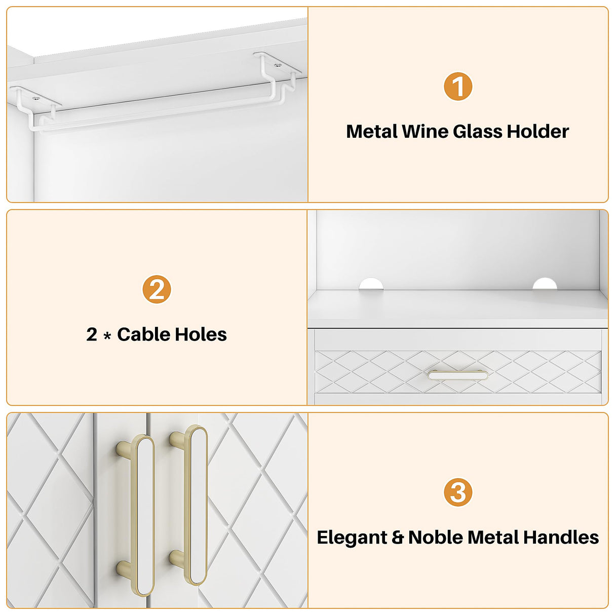 kepptory 66" Kitchen Pantry Cabinet with Microwave Shelf, Pantry Storage Cabinet with Adjustable Shelves and Drawer, Kitchen Buffet Cupboards Sideboard for Home Office Use (16" D x 24" W x 66" H) kepptory