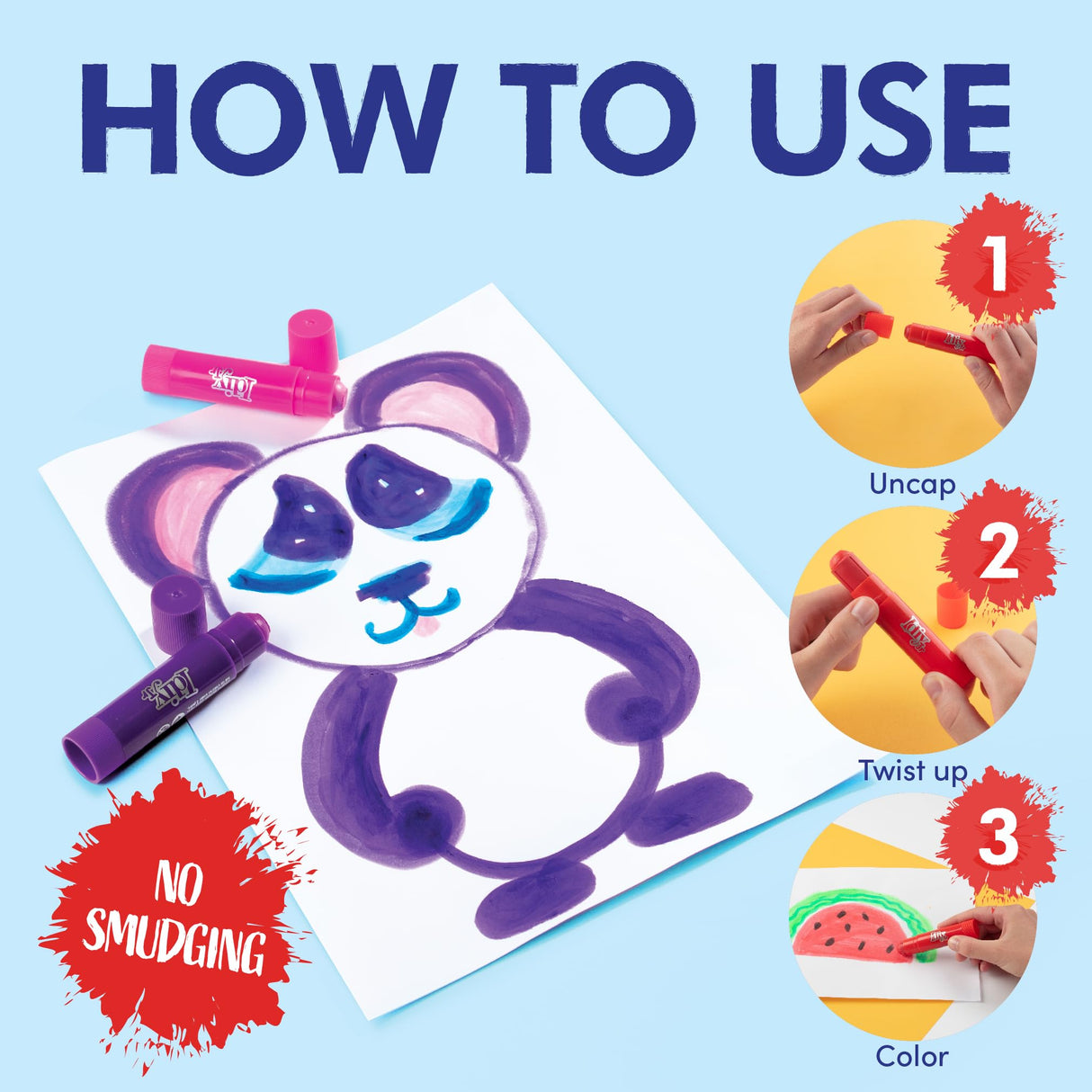 Idiy Tempera Paint Sticks (30 Vibrant Colors) -For All Classroom Back to School Supplies Arts & Crafts Projects, Draw & Paint on Wood, Paper, Ceramic, Canvas! Quick Dry, Non-Toxic,Mess Free Idiy