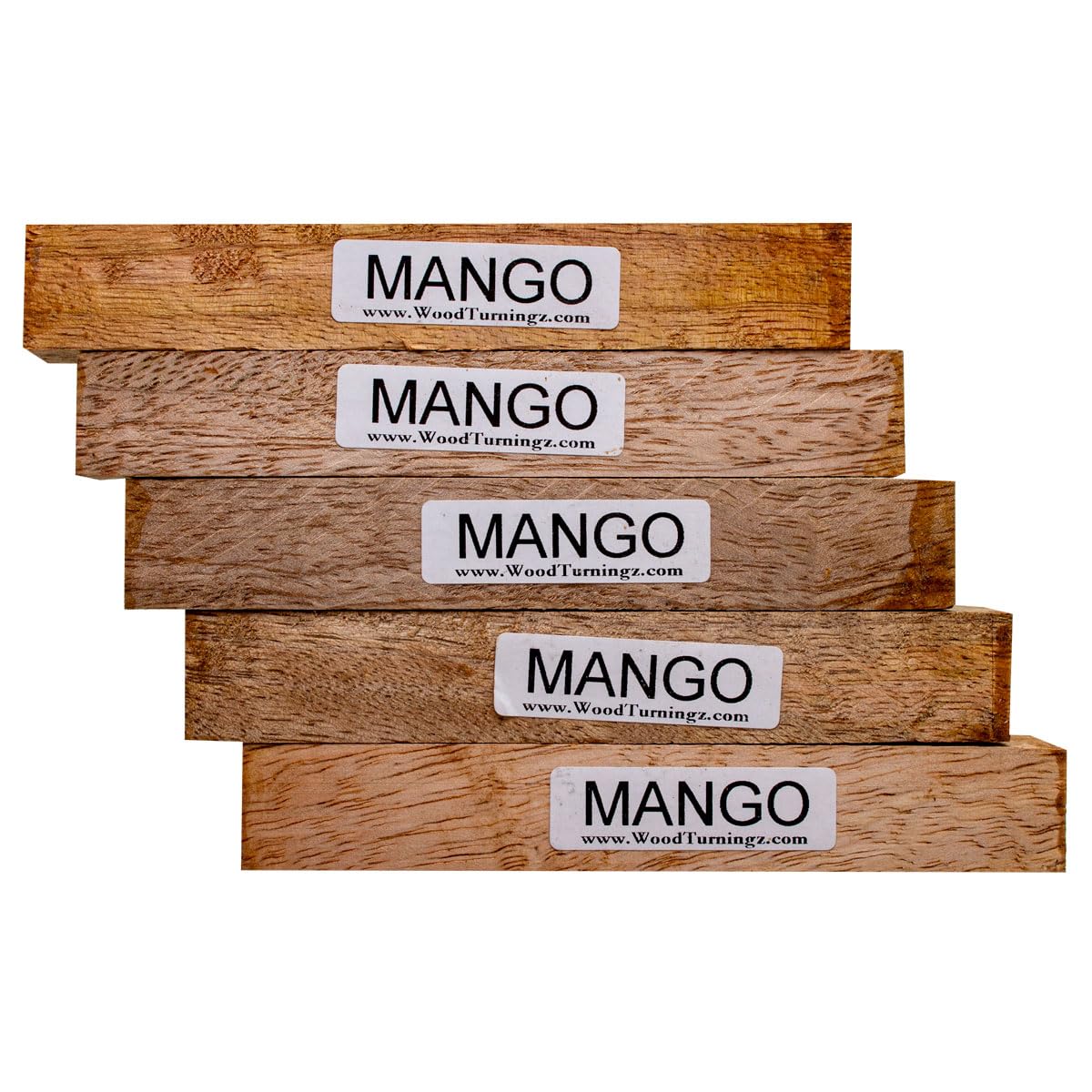 Mango Wood Pen Blanks (5-Pack) WoodTurningz