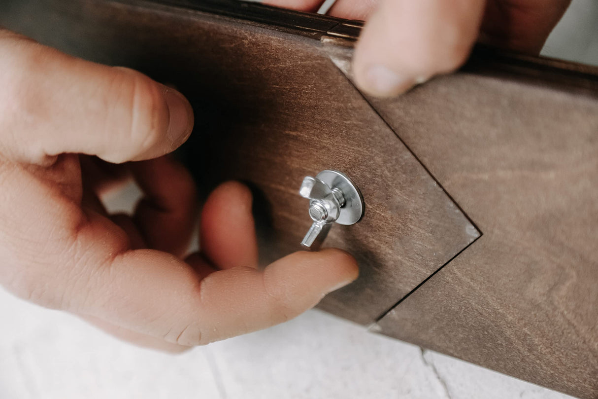 Wooden Wedding Arch 5.9FT, 6.5 FT, 7.2 FT Wood Arch for Wedding Ceremony, Wedding Arbor Backdrop Stand for Garden Wedding, Parties, Indoor, Outdoor, Wooden Wedding Arch Rustic Farmhouse Theme Wedding by Eli