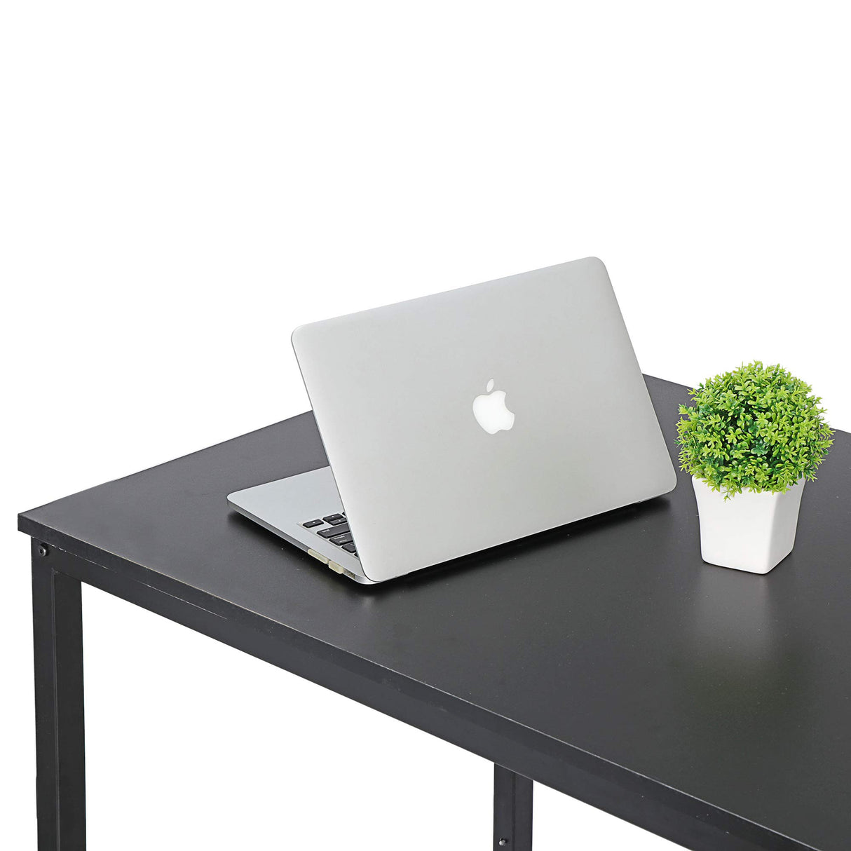 ZenStyle Computer Desk 55" Large Office Desk Computer Table Laptop PC Simple Study Writing Desk for Home Office, Black ZenStyle