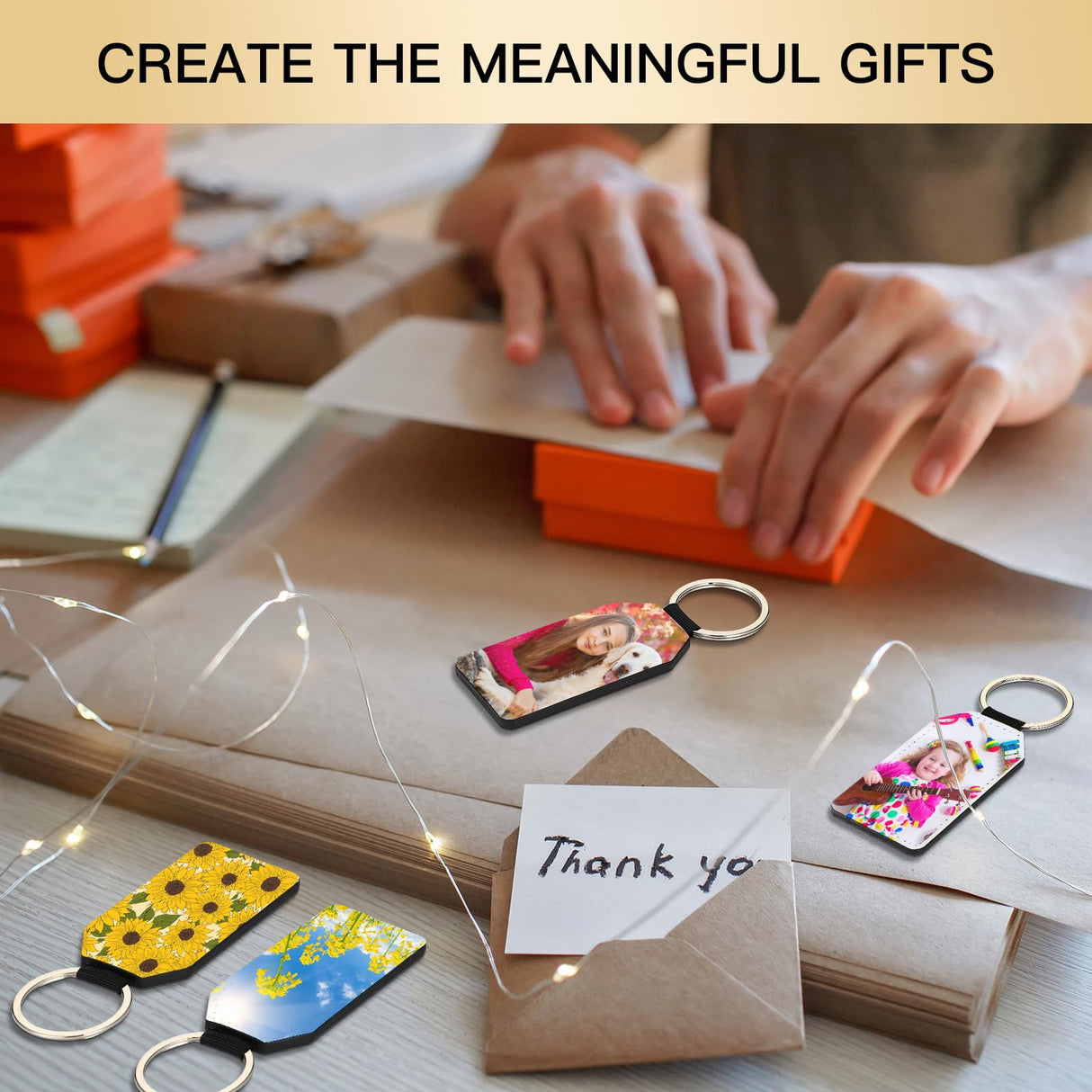 Talltalk 20 Pcs Leather Keychain Blanks Bulk Sublimation Keychain Blank PU Leather Glitter Heat Transfer Keyring(Black) Talltalk