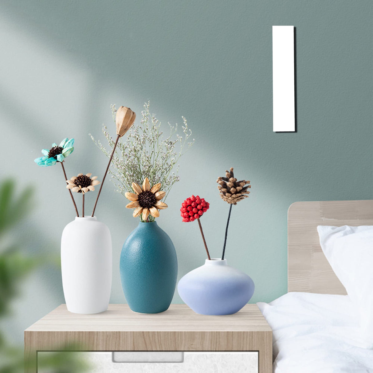 12 Inch Wooden Letter I, 1/4 Inch Thick Large Unfinished Wood Letter for DIY Crafts Home Wall Decor TDOCK