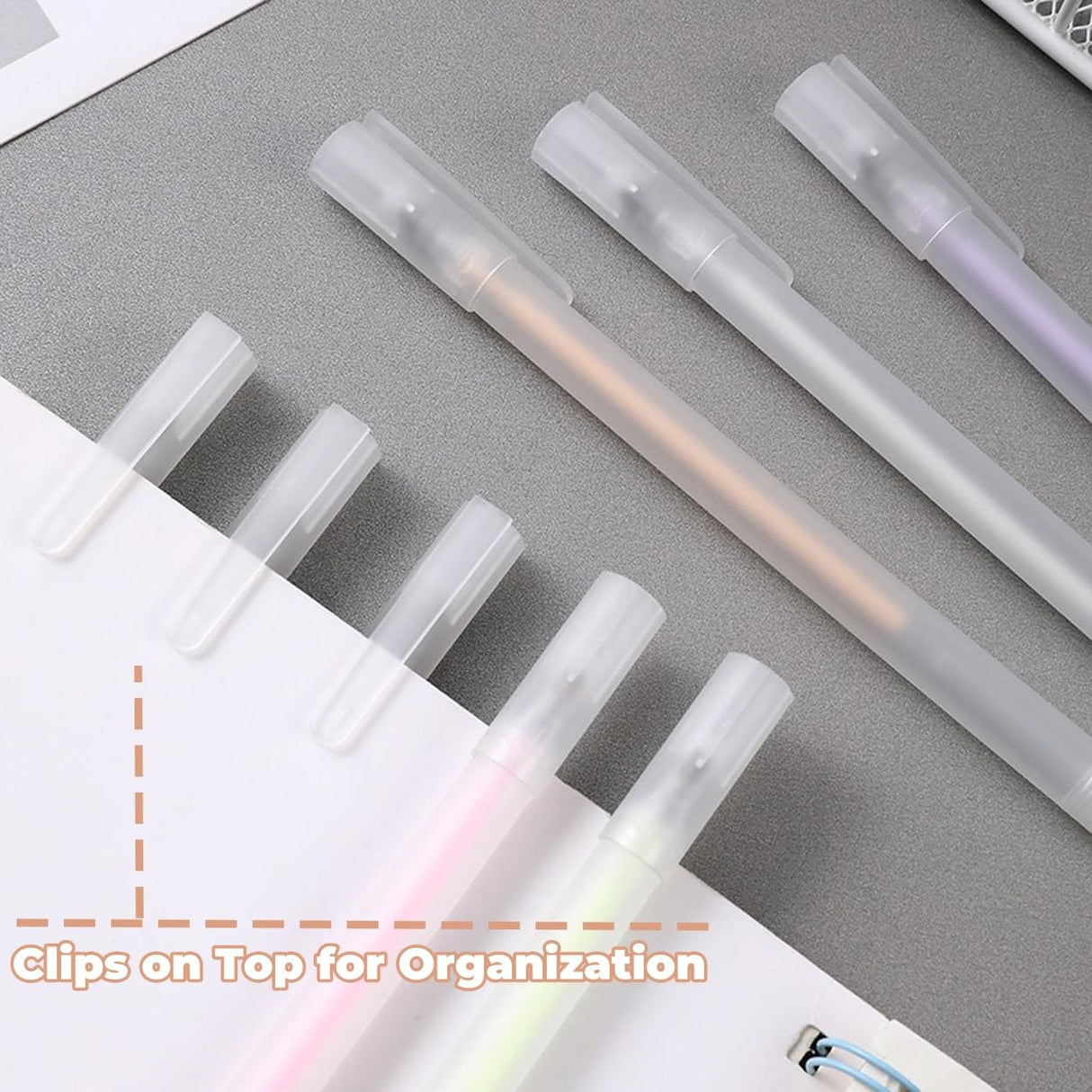 Scrapbook Quick Dry Glue Pen 12PCS Set, Crafting Fabric Pen Liquid Glue Pen for Papercrafts, Handmade Stationery, DIY Foil-Stamping, Back to School Supply, Year 6+ (12PCS Set-Forsted Holder Type) FLY CHOICE