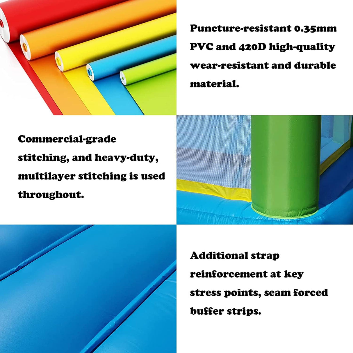 YARD Bounce House, Inflatable Bounce House with Slide for Kids 5-12, Bouncy House with Blower for Outdoor Backyard/Indoor, 12ft x 9ft x 8ft Bouncy Castle, Jump House for Adult Toddlers Kids Party YARD