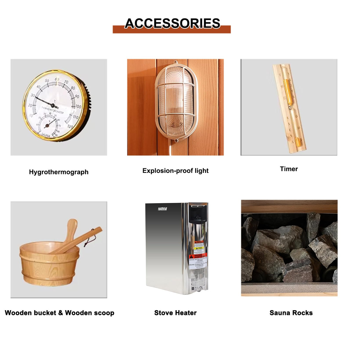 Outdoor Sauna 2 Person, Home Wooden Barrel Traditional Wood Sauna Room with Asphalt Shingle Roof, 220V Steam Spa, 4.5 kw Electric Heater with Sauna Stone, Water Bucket, Spoon, Light, Canadian Hemlock Smartmak