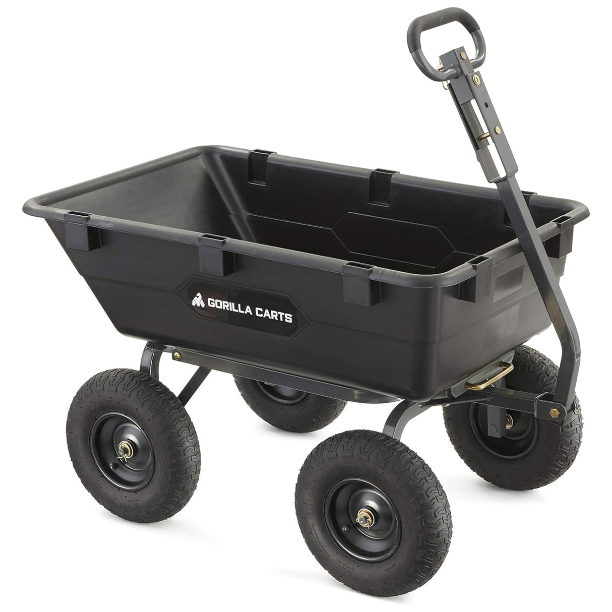Gorilla Carts Heavy Duty Yard Dump Cart, Lawn and Garden Wagon, 1,200 Lb Capacity Gorilla Carts