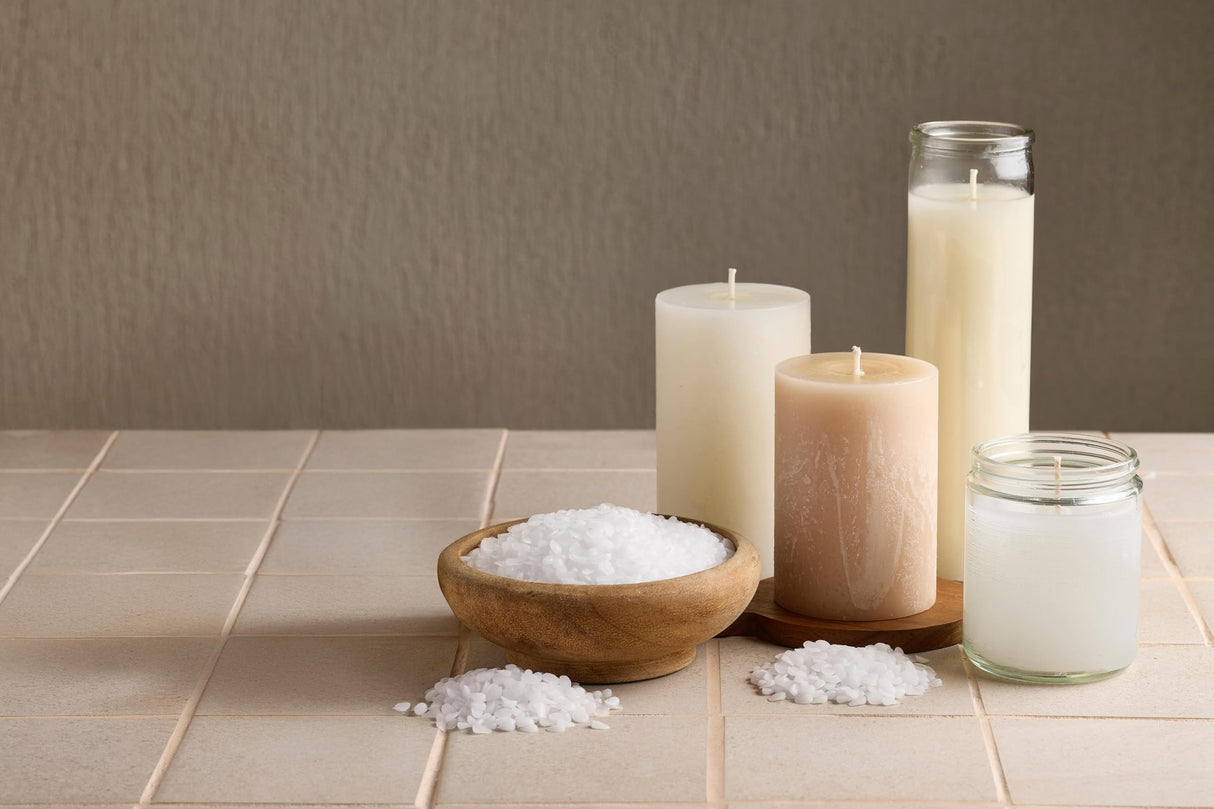 AM Wax 10 lb Fully Refined Paraffin Wax Pastilles, Paraffin Wax Candle Making Kit, Paraffin Wax Beads, Making, Canning, Waterproofing, Metal Preservation, and a Variety of Other Applications AM Wax