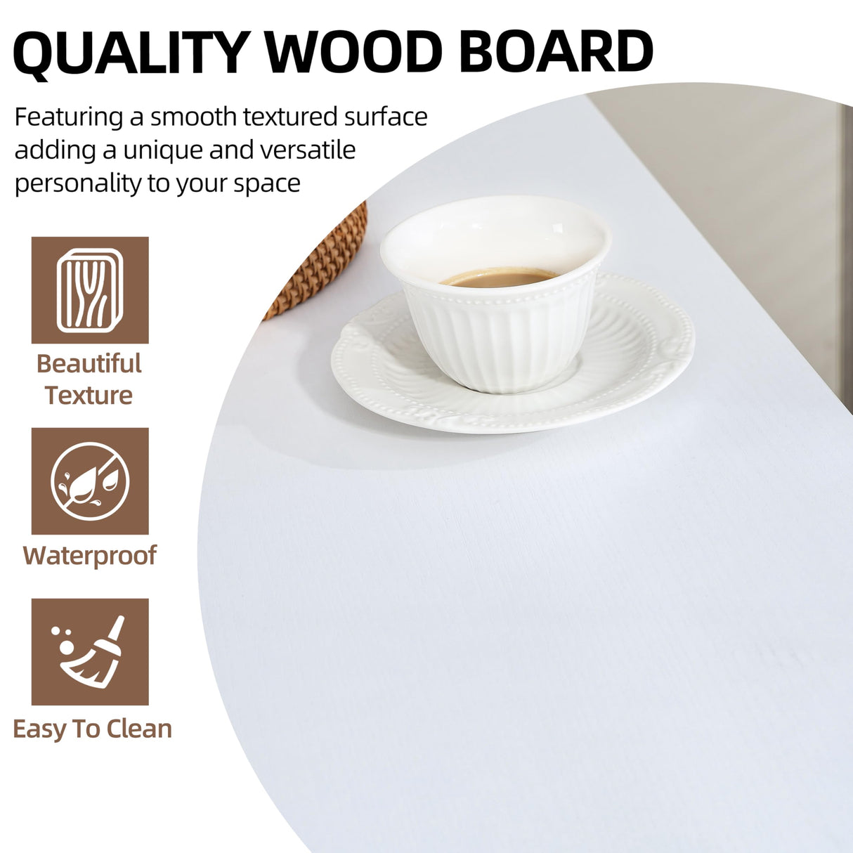 Finnhomy 47" Industrial Bar Table Set with 2 Stools - Counter Height Dining & Pub Table for Small Spaces, Kitchen, Apartment, Breakfast Nook - Metal & Wood, Space-Saving Furniture - White Finnhomy