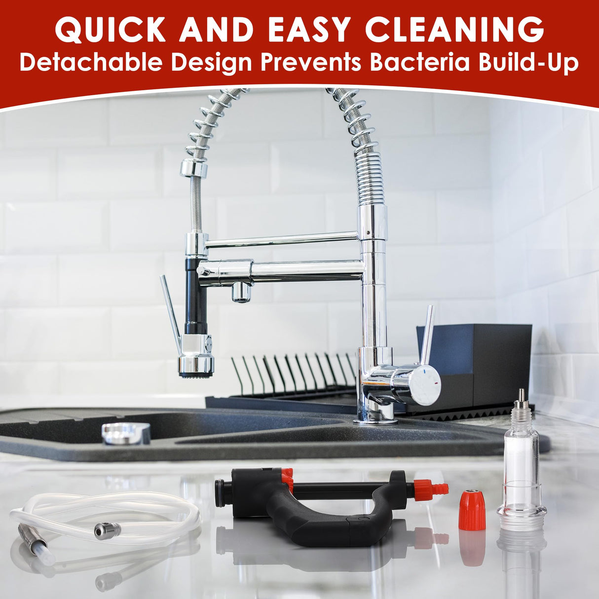 Dreyoo Marinade Injector Syringe for Smoking, Meat Injector Syringe with 3 Flow Settings, 4 Precision Needles & 33.46in Hose Ideal Meat Syringe Pump for BBQ, Smoking, Turkey and Holiday Feasts Dreyoo