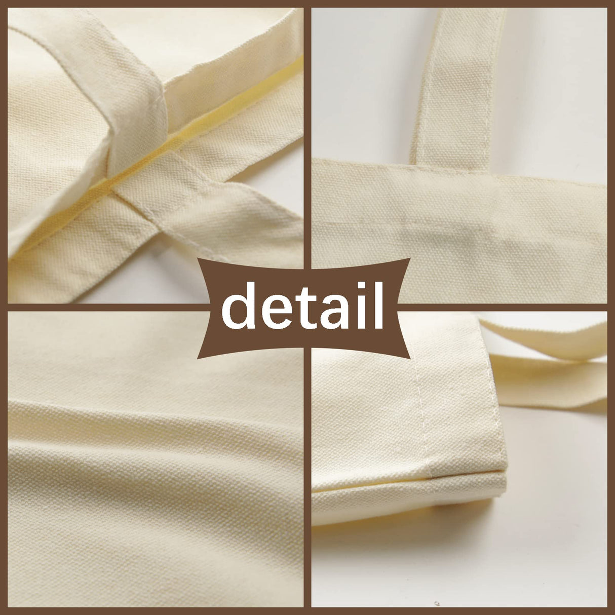 OKBA 15 pcs Blank Canvas Bags bulk,Sublimation Tote Bags,polyester tote bags for sublimation 31x36cm,DIY customization crafts OKBA