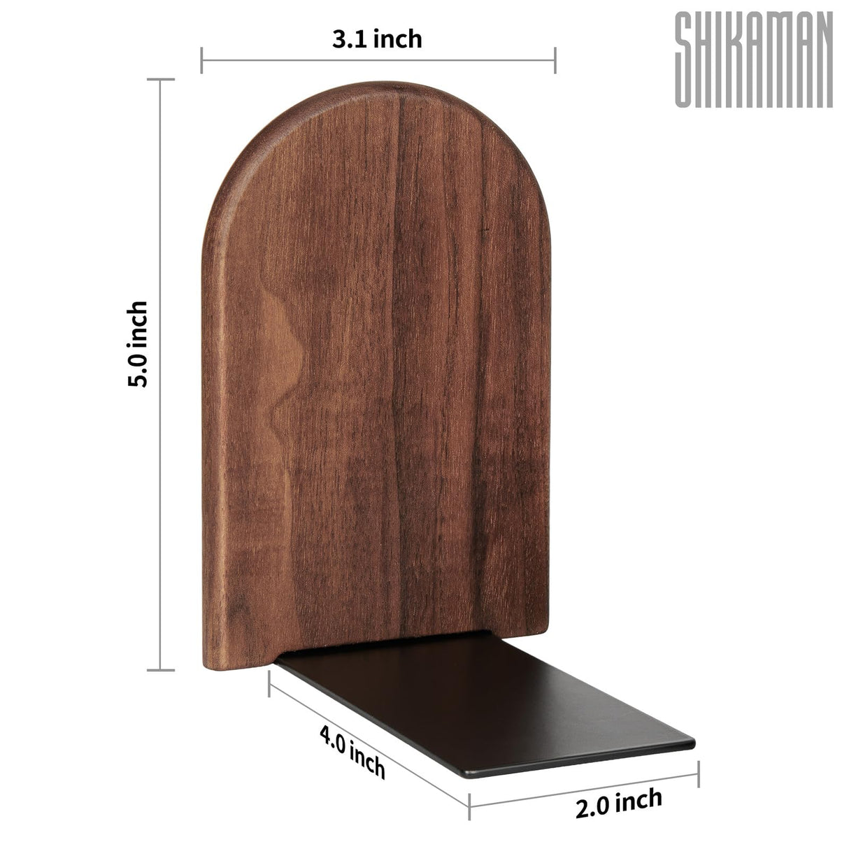 Book Ends,Bookends Wood Book Ends Universal Economy Bookend (1, Medium) shikaman