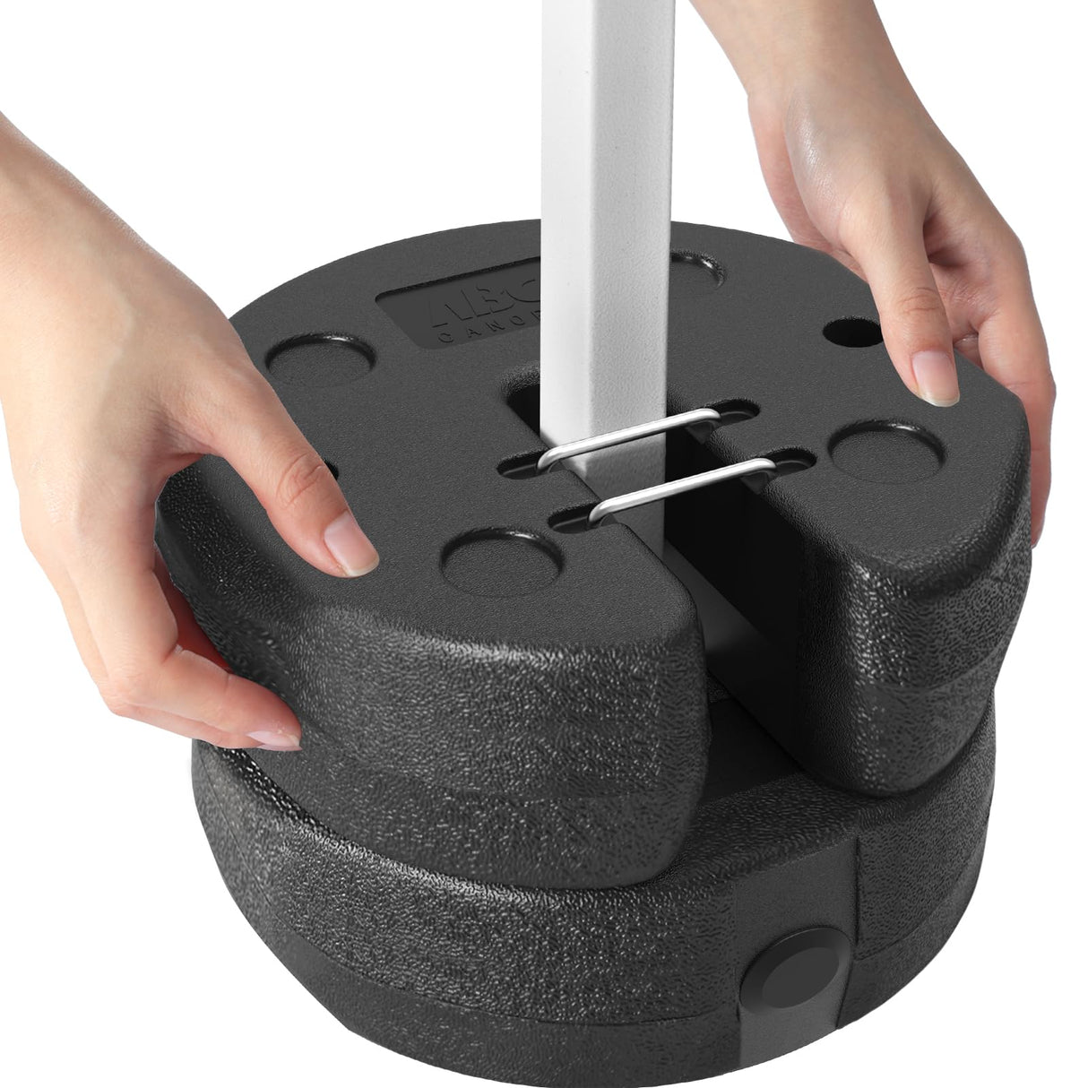 ABCCANOPY Easy Canopy Weights with Lock Design for Wind Resistance, No Sliding, Stably Secure Tents, Canopies, and Umbrellas at Outdoor Events, 4Pack (40LB) ABCCANOPY