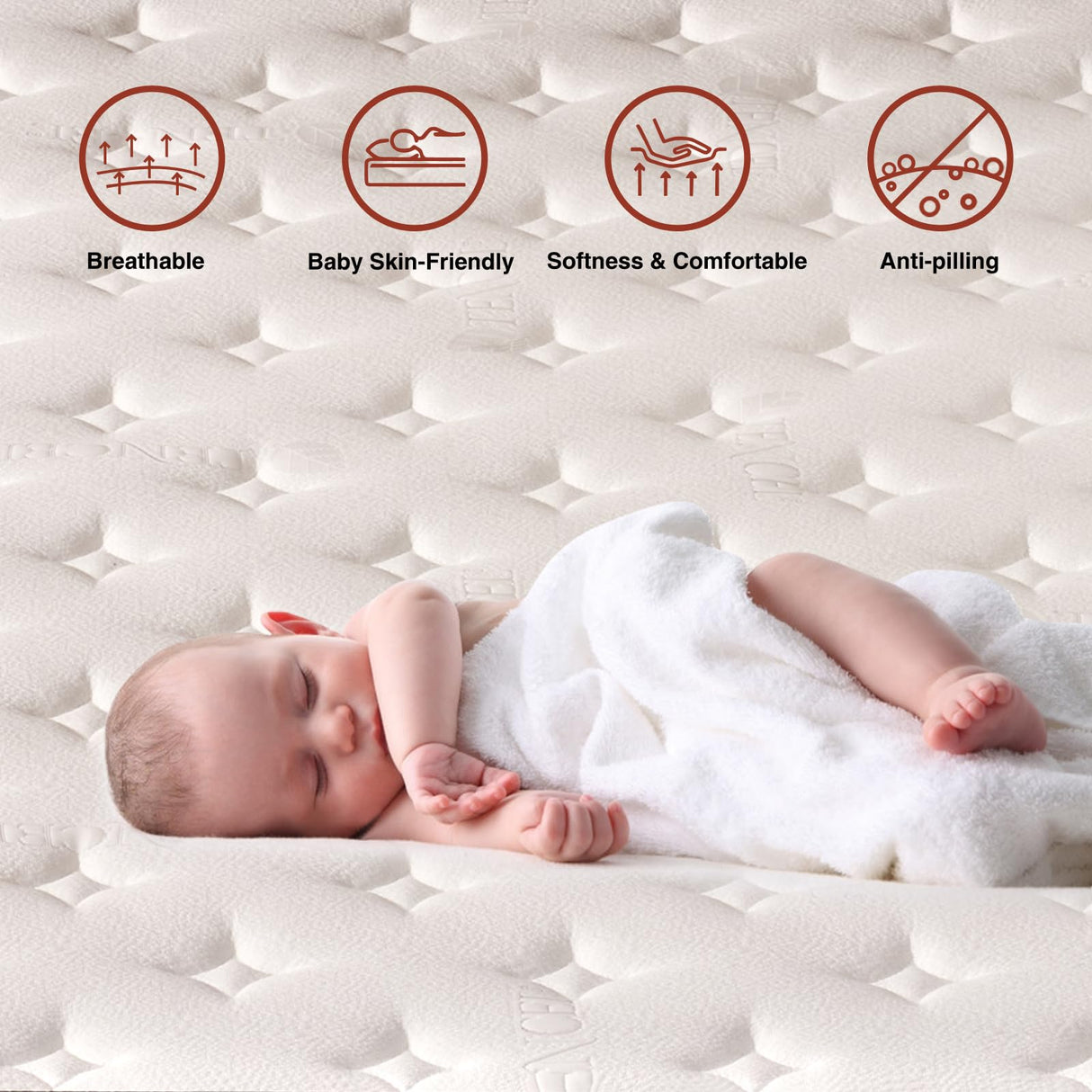 WUYOTRE King Mattress, 10 Inch King Size Hybrid Mattress in a Box,Cooling Memory Foam Bed Mattresses with Independent Spring,Soft and Breathable,Back Pain Relief,CertiPUR-US,Medium WUYOTRE