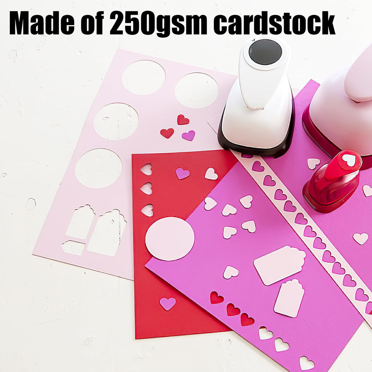 BigOtters 30 Sheets Colored Cardstock, 15 Colors Construction Paper Bulk for Scrapbook DIY Craft, 250GSM BigOtters