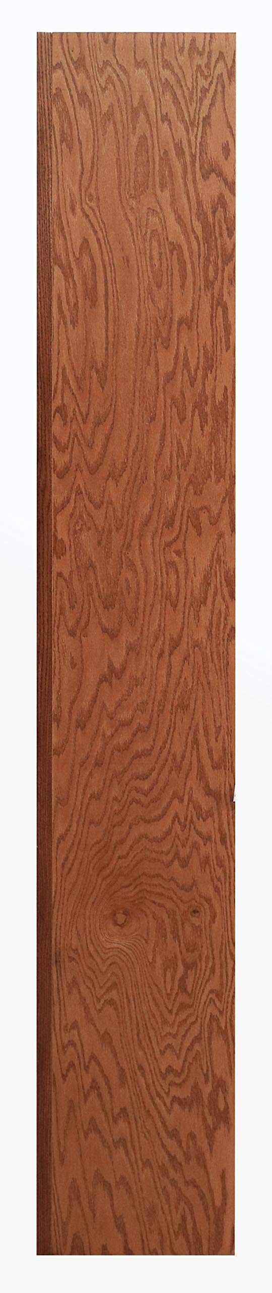 Midas 72" Five Shelf Bookcase in Dry Oak Finish by Concepts In Wood Concepts In Wood