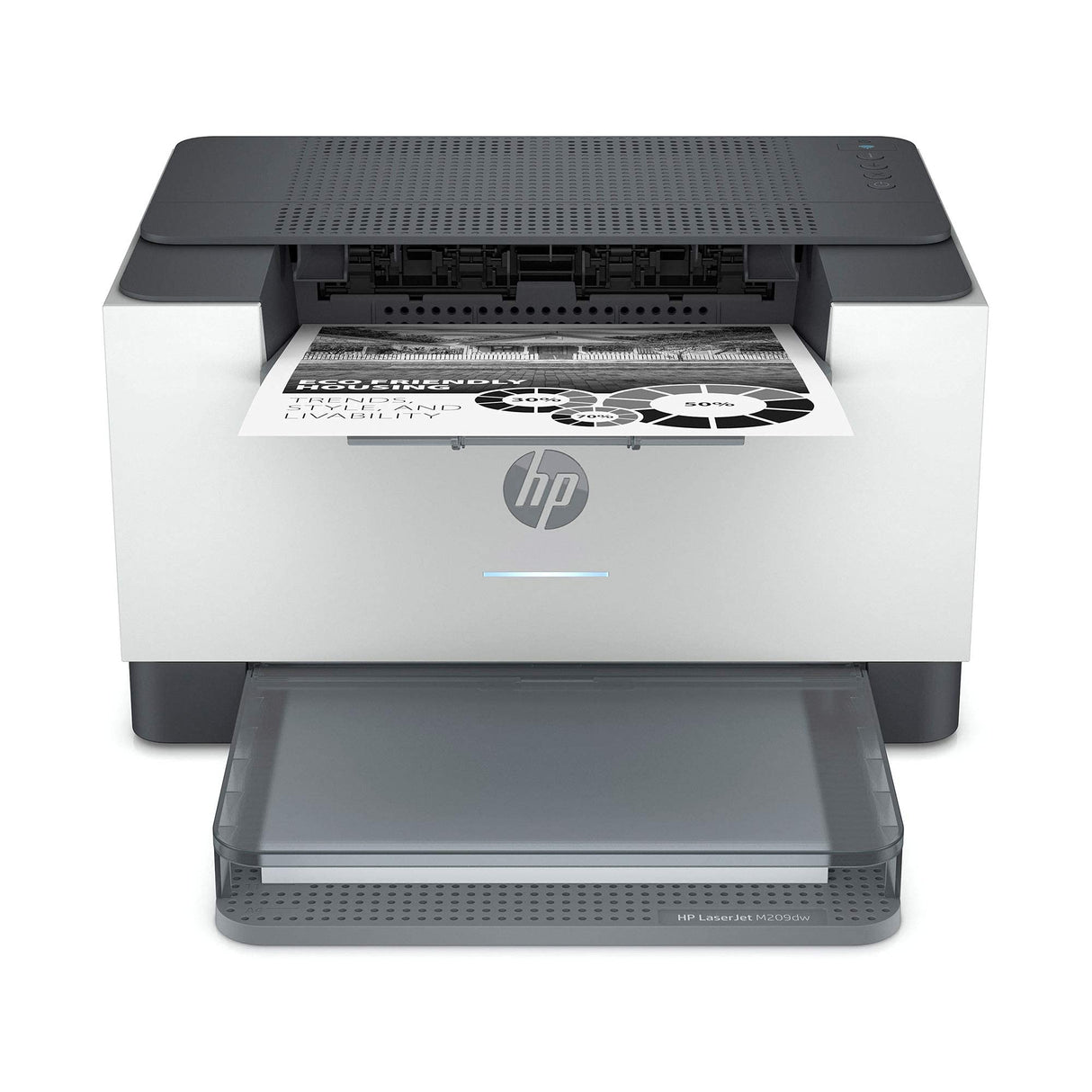 HP Laserjet M209dw High-Speed Wireless Monochrome Laser Printer for Home Use and Small Business, Fast 2-Sided Printing, Scanner, Copying, Dual Band WiFi Compact Black and White Printers (Renewed) HP