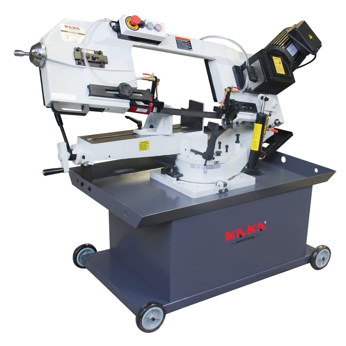 KAKA INDUSTRIAL BS-912GR 9" x 12" Horizontal Metal Cutting Band Saw Professional Swivel Metal Bandsaw KAKA INDUSTRIAL