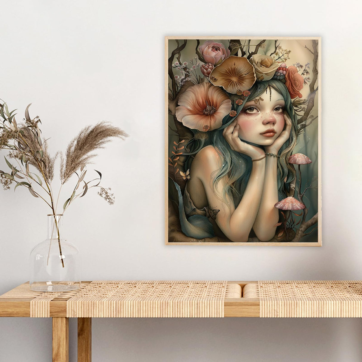 PRSTINCOL Diamond Art Kits for Adults,12x16 Inch DIY Paint by Numbers Kit for Adults,5d DIY Full Drill Round Gem Art Crafts Paintings for Home Wall Decor(Forest Fairy) PRSTINCOL