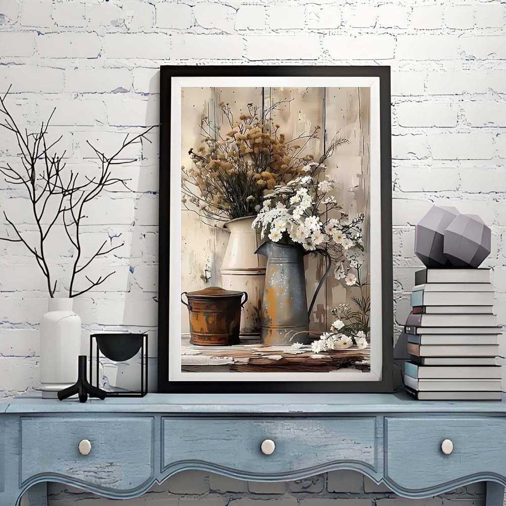 ZQEATRY Diamond Painting Kits for Adults,5D Full Round Drill Diamond Art Yellow Flowers,DIY Diamond Dots with Paint by Diamonds Painting Kit for Home Decor 12x16inch ZQEATRY