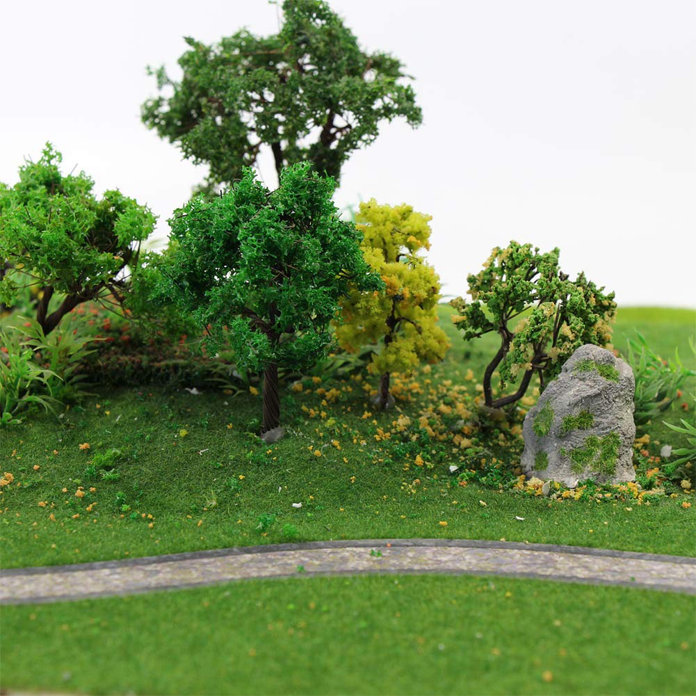 CP138 Artificial Model Grass Mat Trains Grass Green 40 x 100cm or 15.7"x 39"for Decoration Craft Scenery Model DIY Evemodel