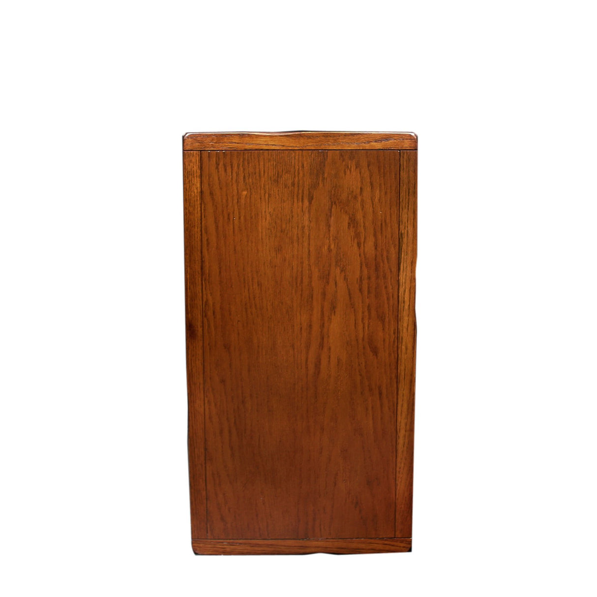 Leick Home Sibley End Table, Solid Wood, 12 in. Wide, Slate Tile Detail, 1 Lower Shelf, Narrow Width, Easy-Assembly, Rustic Oak, 24.0 in. L x 12.0 in. W x 24.0 in. H, 10060 Leick Home